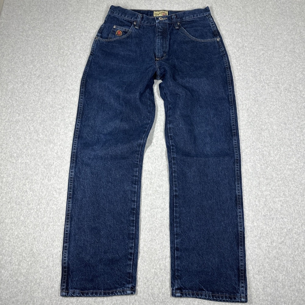 Wrangler 20X Original Men's Jeans Style 22 Dark Wash Size 32x30 Cowboy Rodeo